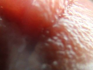 Cumshot extreme close up