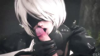 Lapis L. reccomend nier 2b blowjob