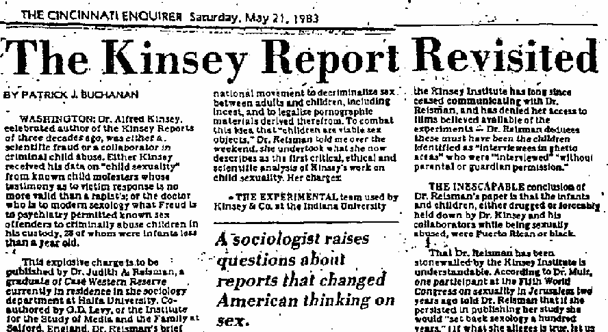 Kinsey report orgasm