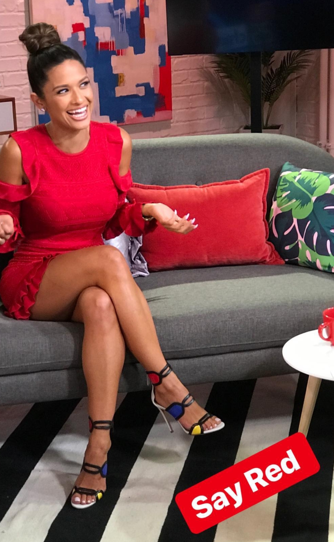 Rocsi diaz sexy feet toes