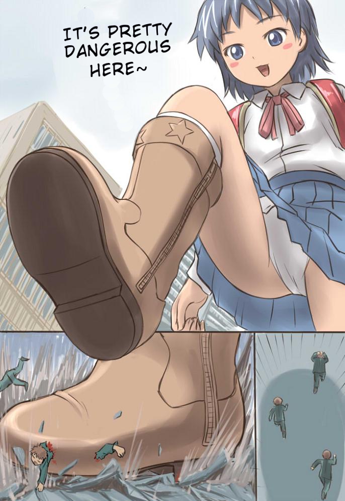 best of Boots crush giantess animated