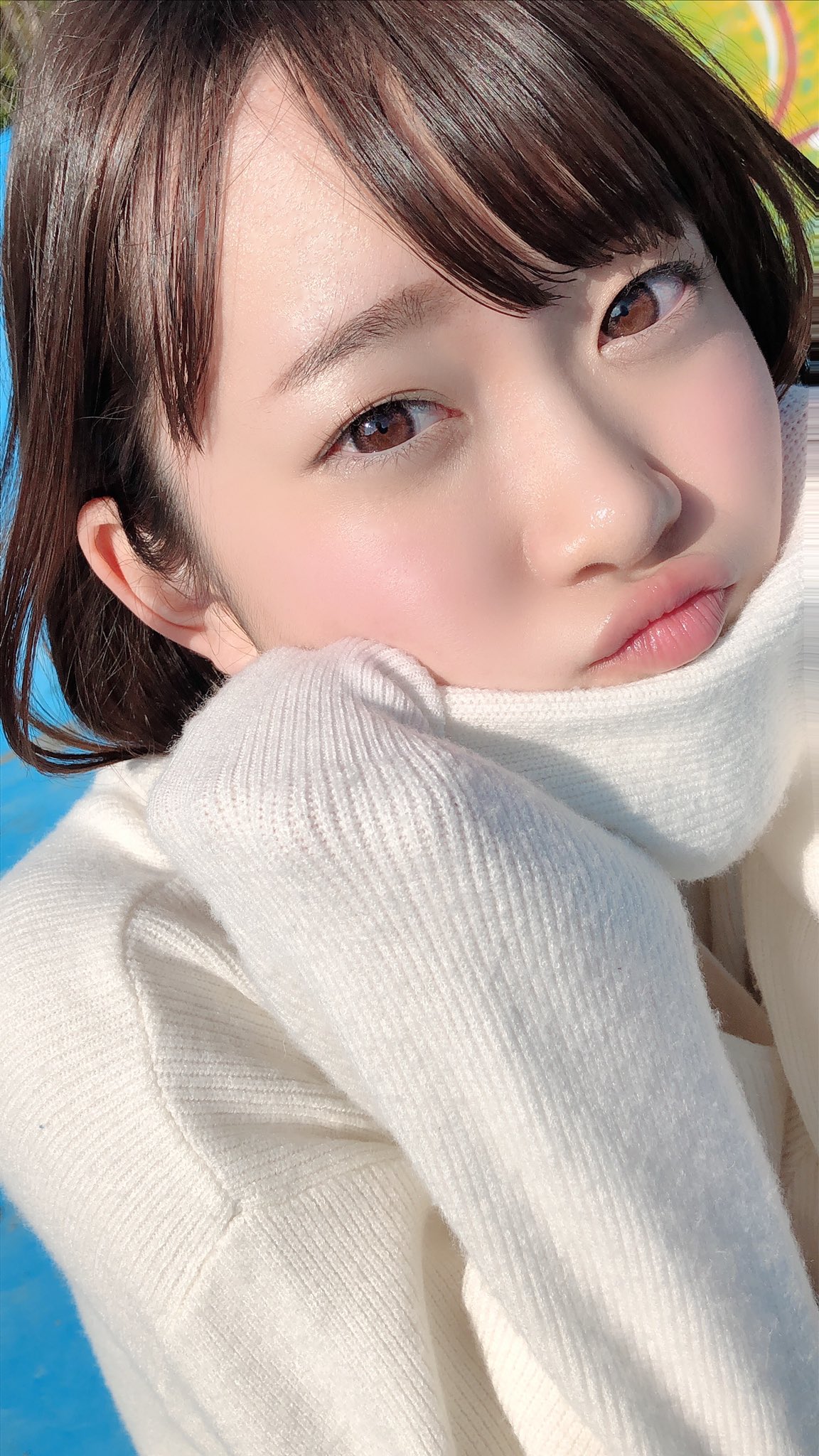 Hinatamarin small face beauty japanese model