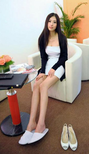 Chinese model zihan live show