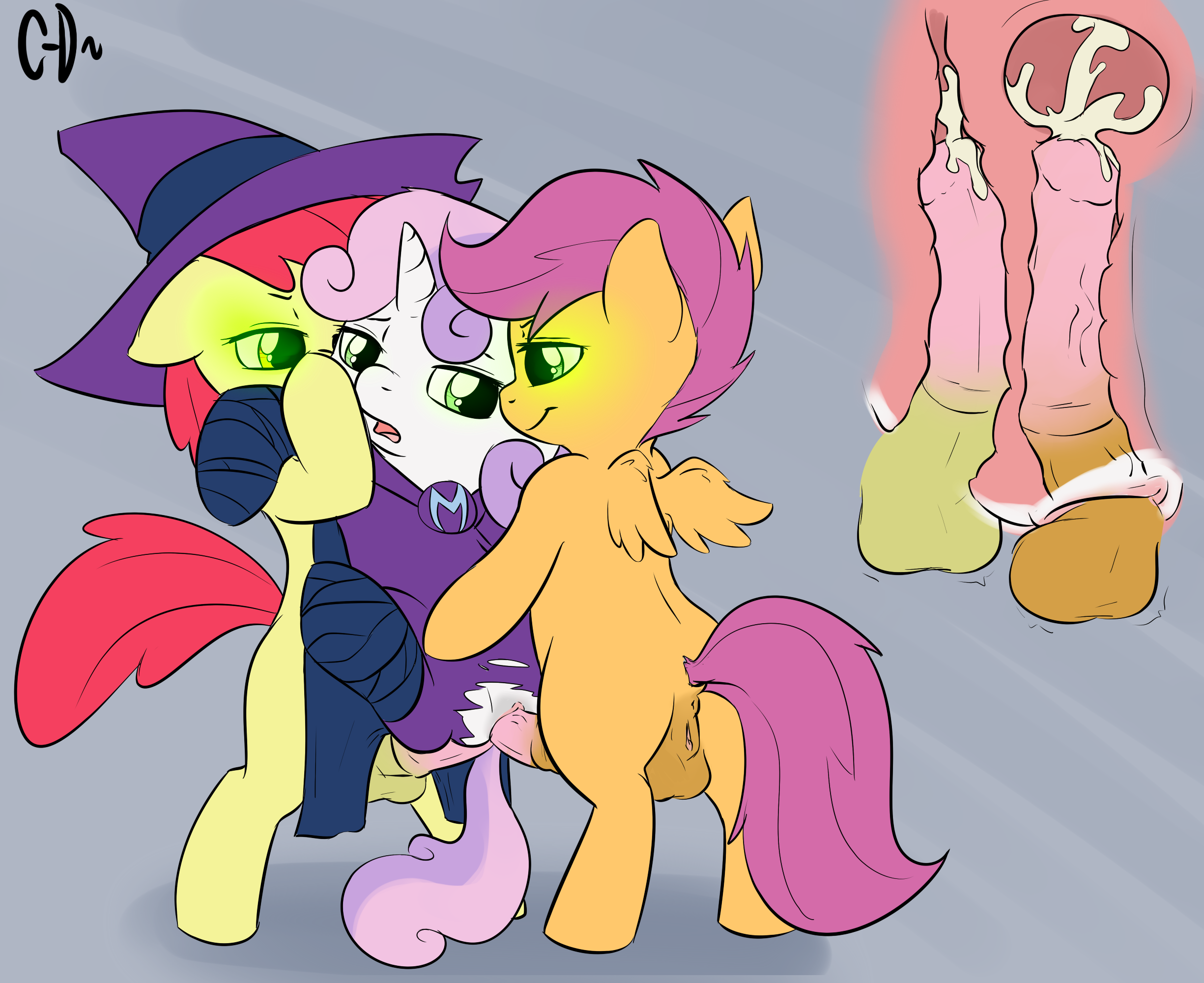 best of Penis twilight fucked futa fluttershy applebloom