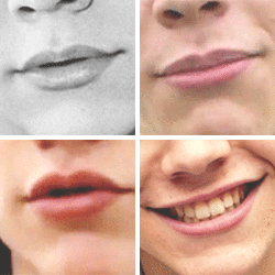 Lips dirty words