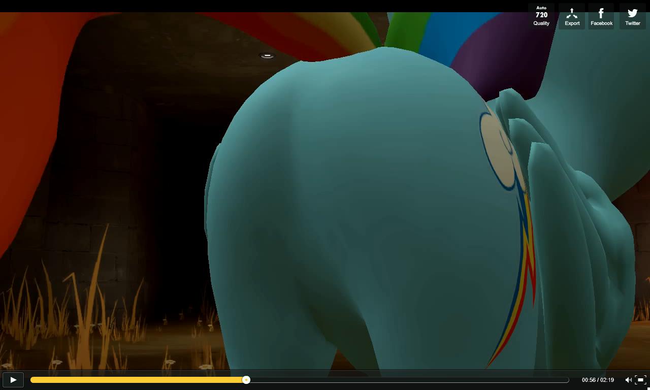 Rainbow dash farts pony