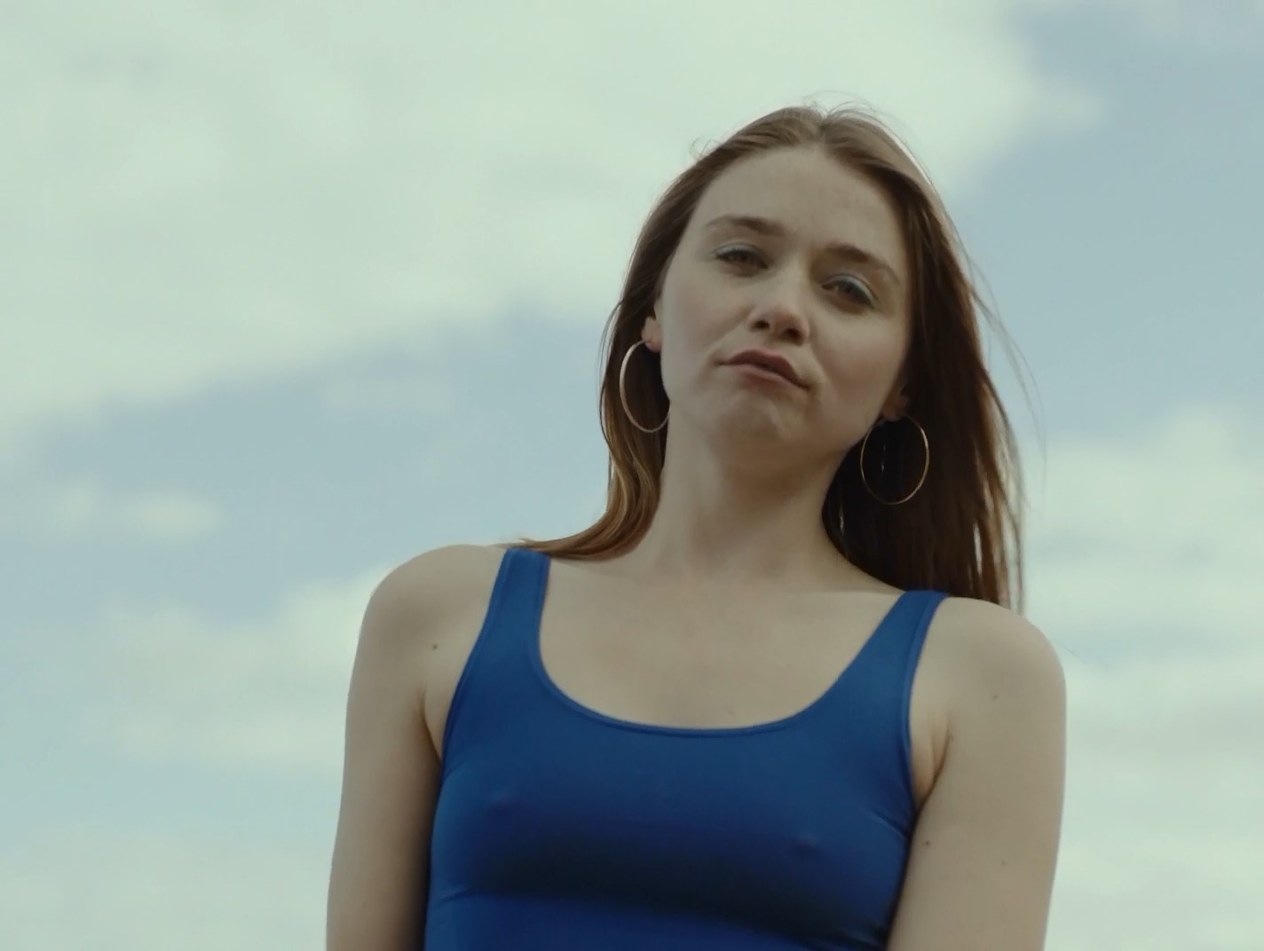 Blue B. reccomend scarborough jessica barden jodhi scenes