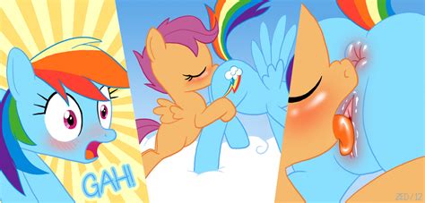 Futa rainbow dash fucks scootaloo