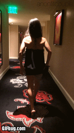 best of Corridors flashing hotel nude