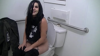 White gardenia allison pissing girl toilet
