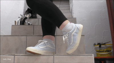 Sunshine reccomend sneakers tights footjob with ballbusting ruined