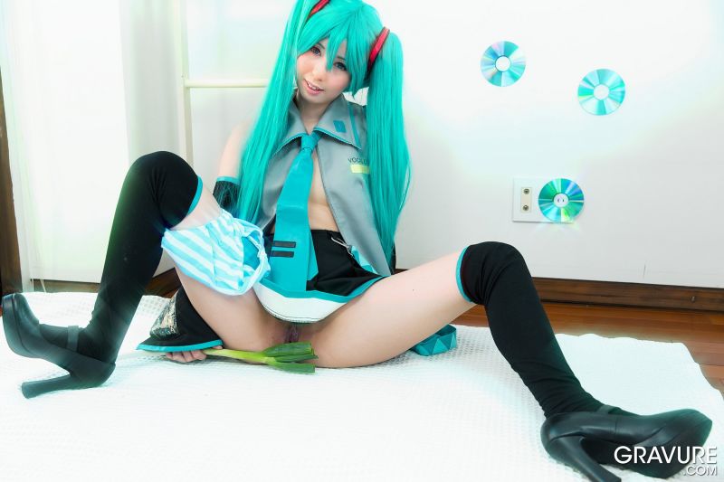 best of Mouth cosplay blowjob miku hatsune fpov