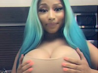 best of Minaj nipple very live nicki slip