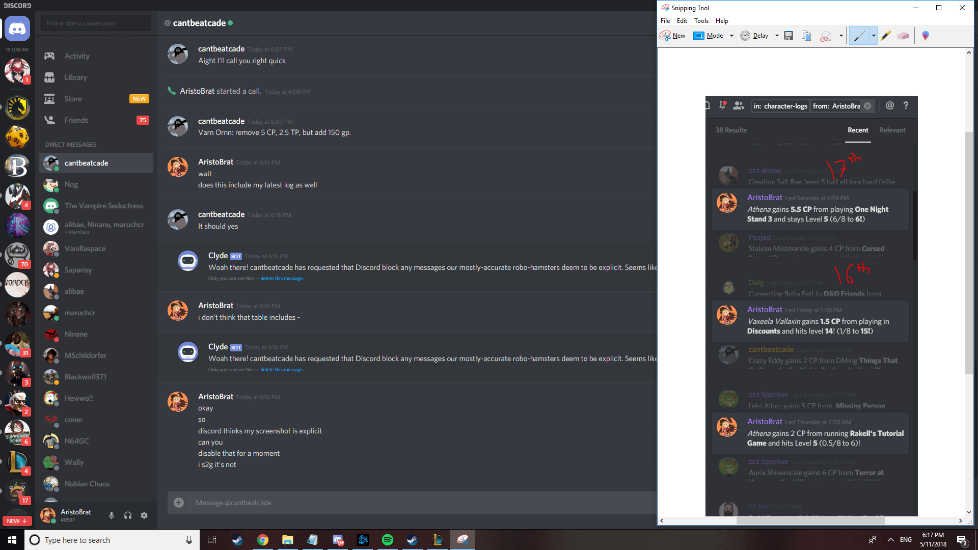 Uhura reccomend random shit found discord server rule