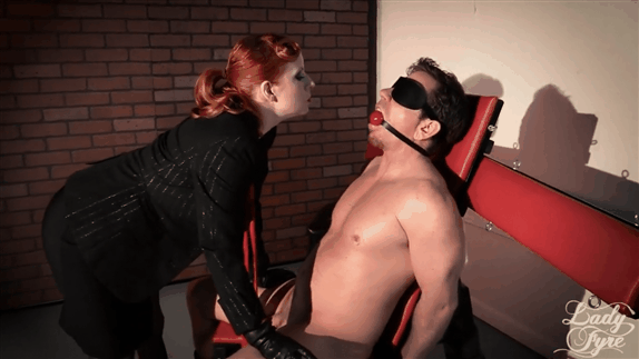 Mistress teaching slaves pleasure each other