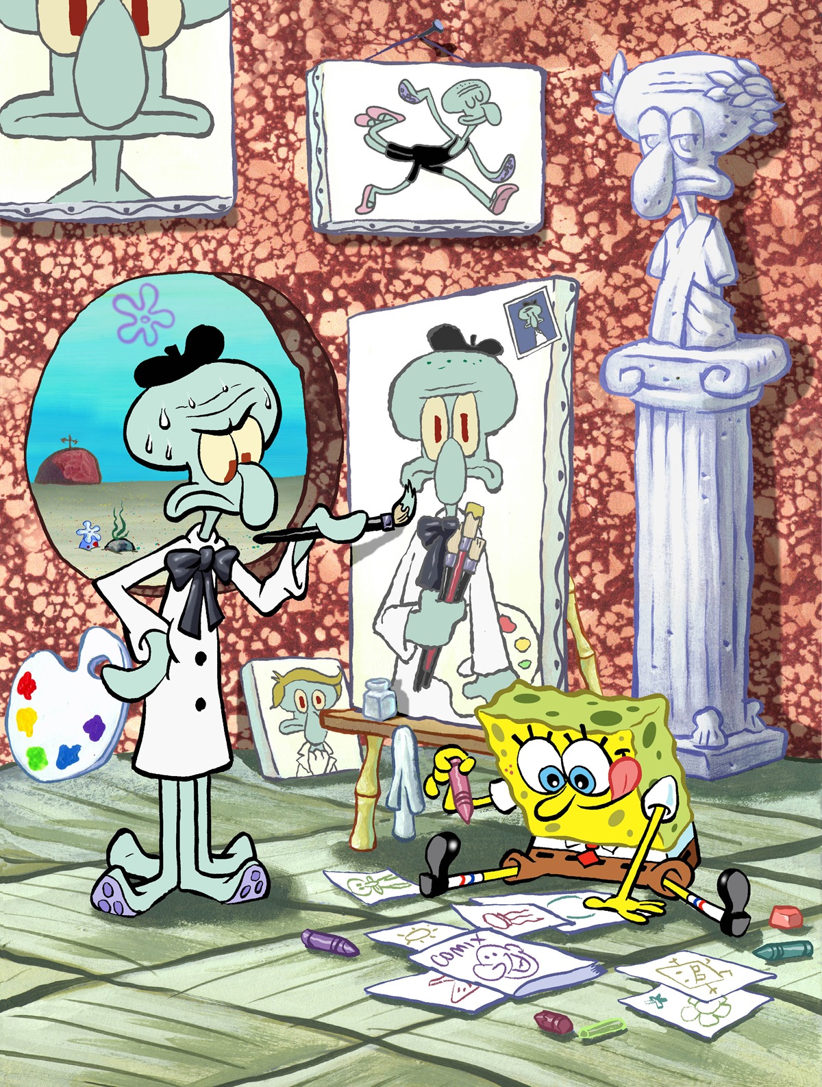 Squidward plays allstar clarinet