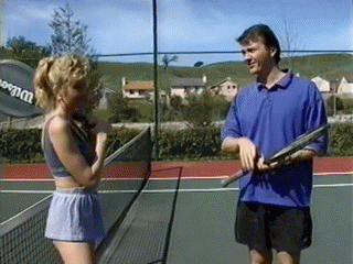 Bulldog reccomend girl tennis clothes tickled