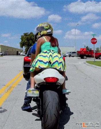 Daffy reccomend blonde fuck public after motorcycle ride
