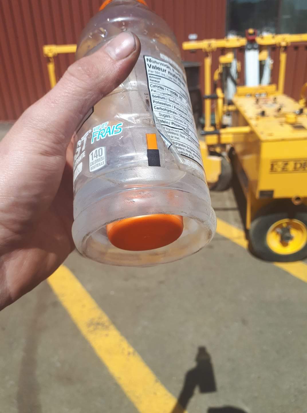 Fucking gatorade bottle