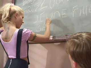 Budweiser reccomend blonde gets railed teacher
