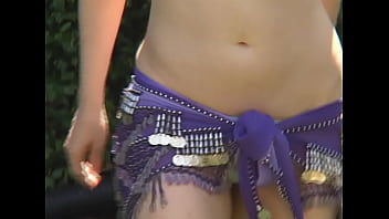 Brazilian bellydancers navel play