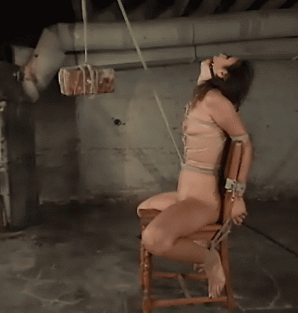 Brutal whipping rope riding hard fucking