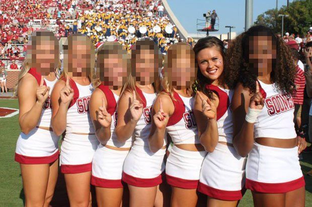 best of Facialized college cheerleaders