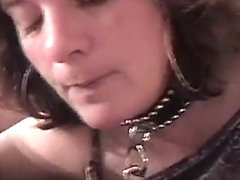 Empress recommend best of gets leash fishnet goth braided chick