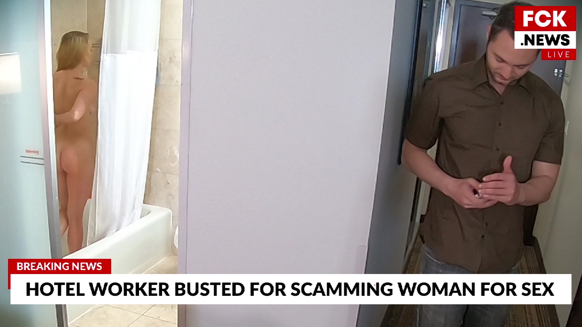 News hotel worker busted scamming woman