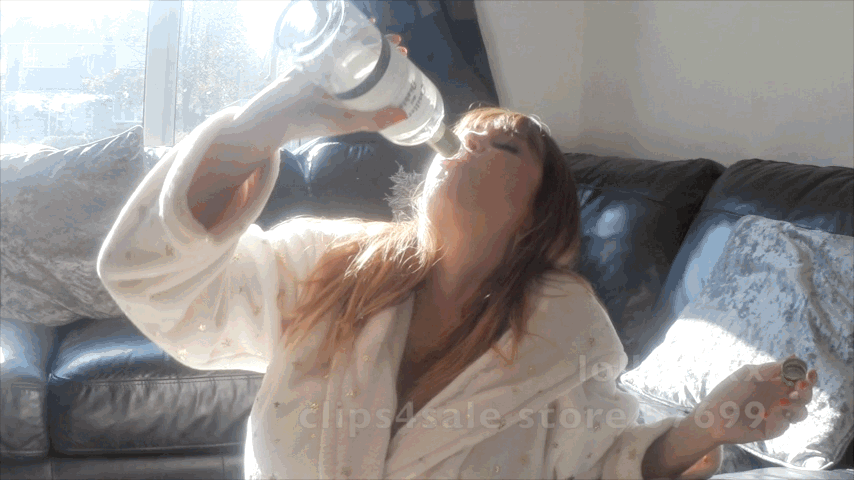 Jumbo reccomend brunette gets cuckhold into drinkin bottle