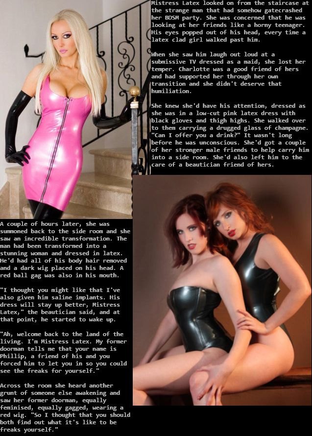 best of Transformation latex doll