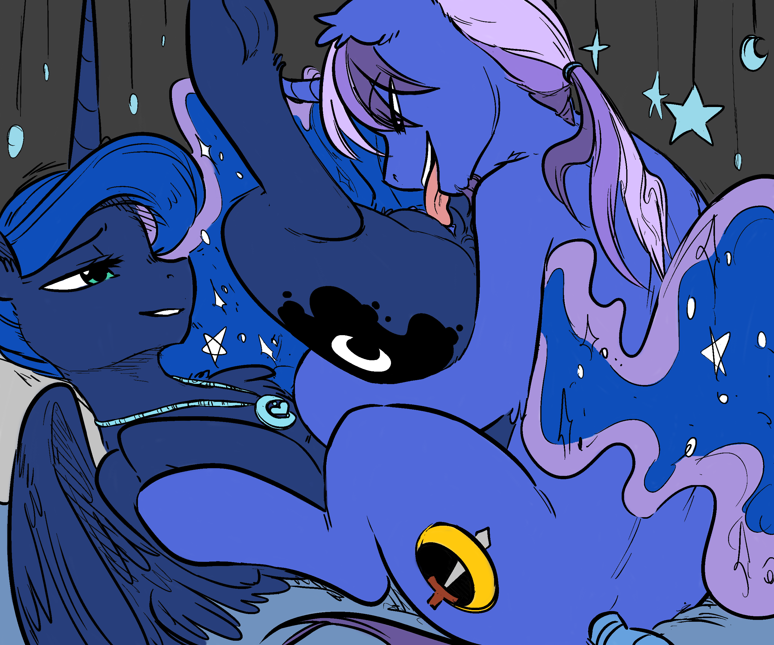 Bigs reccomend princess luna gives boobjob tfancs