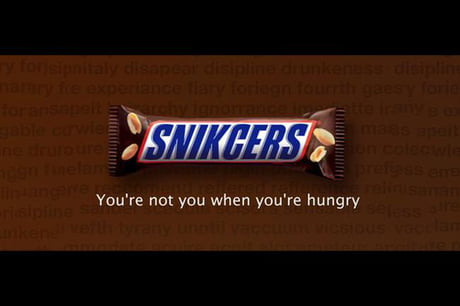 best of Hungry youre satisfies when snickers